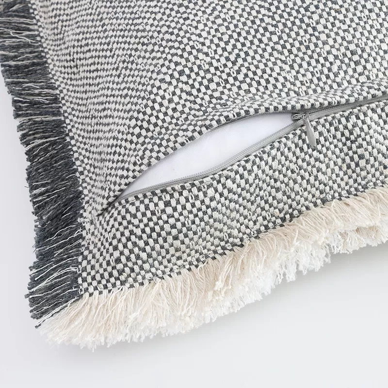 Poduszka dekoracyjna 45x45 szara – PERU | Davis Home