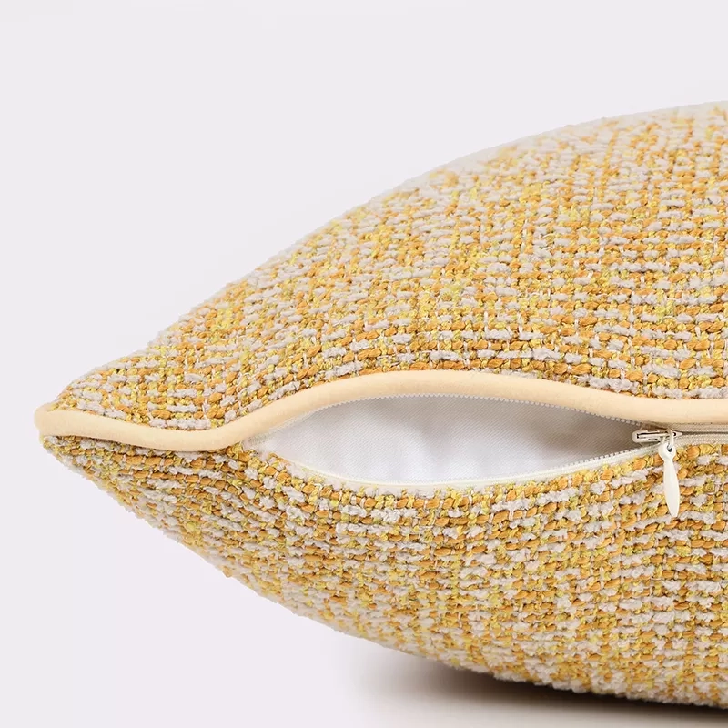 Poduszka dekoracyjna 45x45 żółta