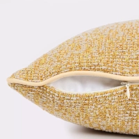 Poduszka dekoracyjna 45x45 żółta