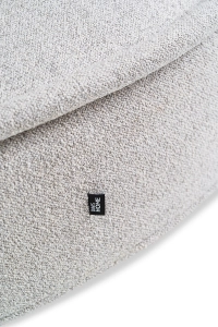 Pufa szara HALO – pufa do salonu i sypialni | Davis Home