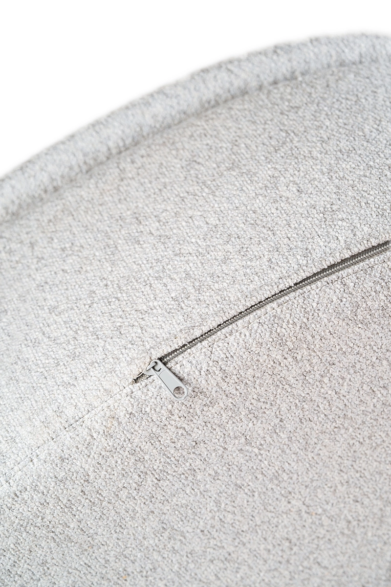 Pufa szara HALO – pufa do salonu i sypialni | Davis Home