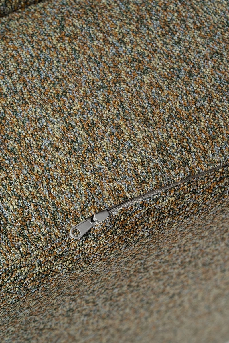 Pufa zielono-brązowa HALO – pufa do salonu i sypialni | Davis Home