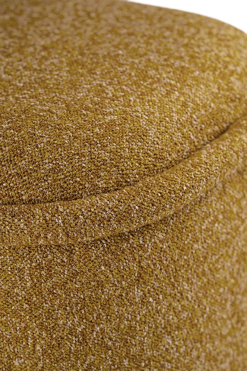 Pufa żółta HALO – pufa do salonu i sypialni | Davis Home