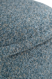 Pufa niebieska HALO – pufa do salonu i sypialni | Davis Home