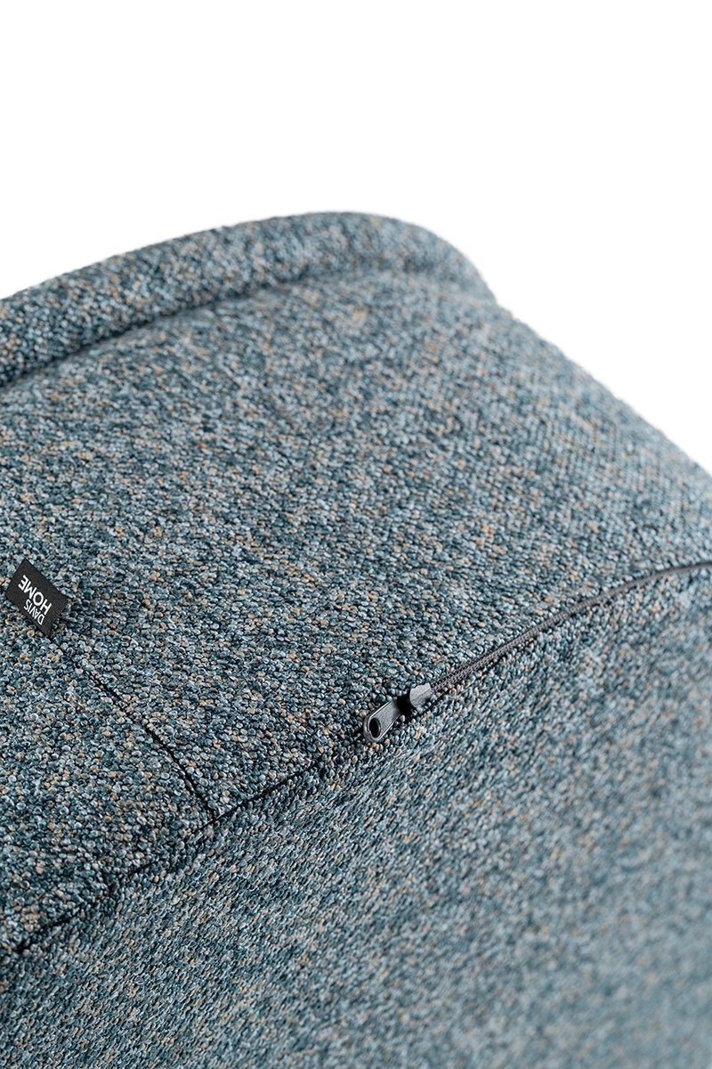 Pufa niebieska HALO – pufa do salonu i sypialni | Davis Home