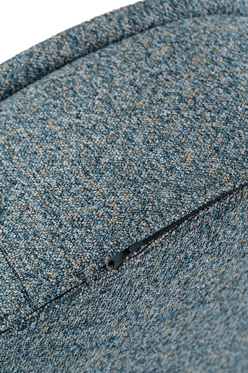 Pufa niebieska HALO – pufa do salonu i sypialni | Davis Home