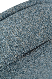 Pufa niebieska HALO – pufa do salonu i sypialni | Davis Home