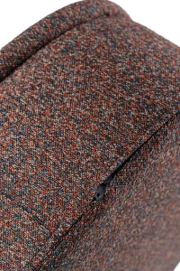 Pufa niebiesko-czerwona HALO – pufa do salonu i sypialni | Davis Home