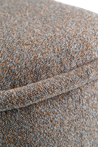 Pufa niebiesko-beżowa HALO – pufa do salonu i sypialni | Davis Home