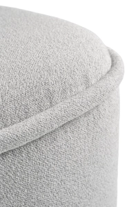 Pufa szara HALO – pufa do salonu i sypialni | Davis Home