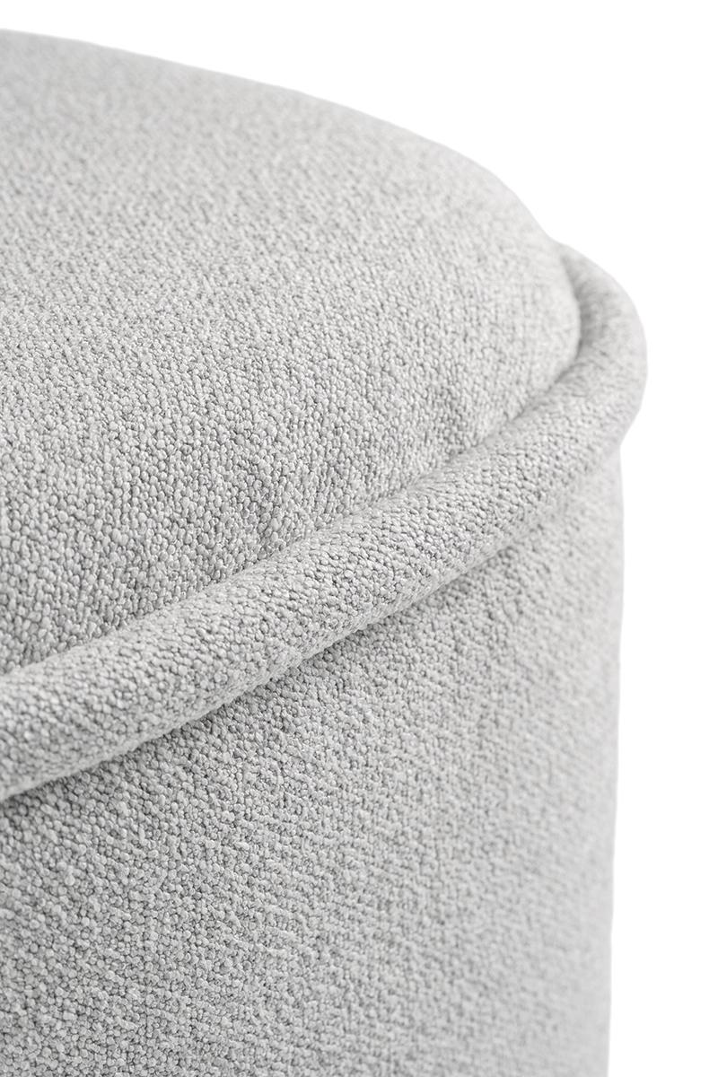 Pufa szara HALO – pufa do salonu i sypialni | Davis Home