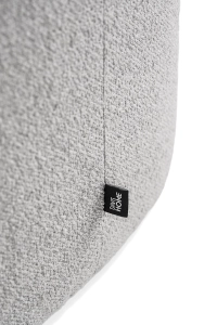 Pufa szara HALO – pufa do salonu i sypialni | Davis Home