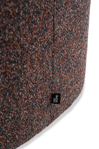 Pufa niebiesko-czerwona HALO – pufa do salonu i sypialni | Davis Home