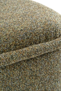 Pufa zielono-brązowa HALO – pufa do salonu i sypialni | Davis Home