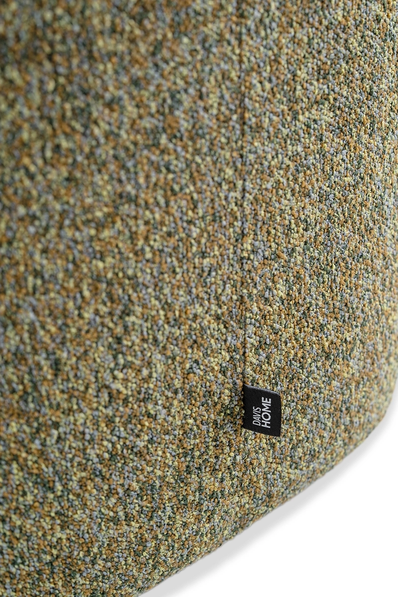 Pufa zielono-brązowa HALO – pufa do salonu i sypialni | Davis Home