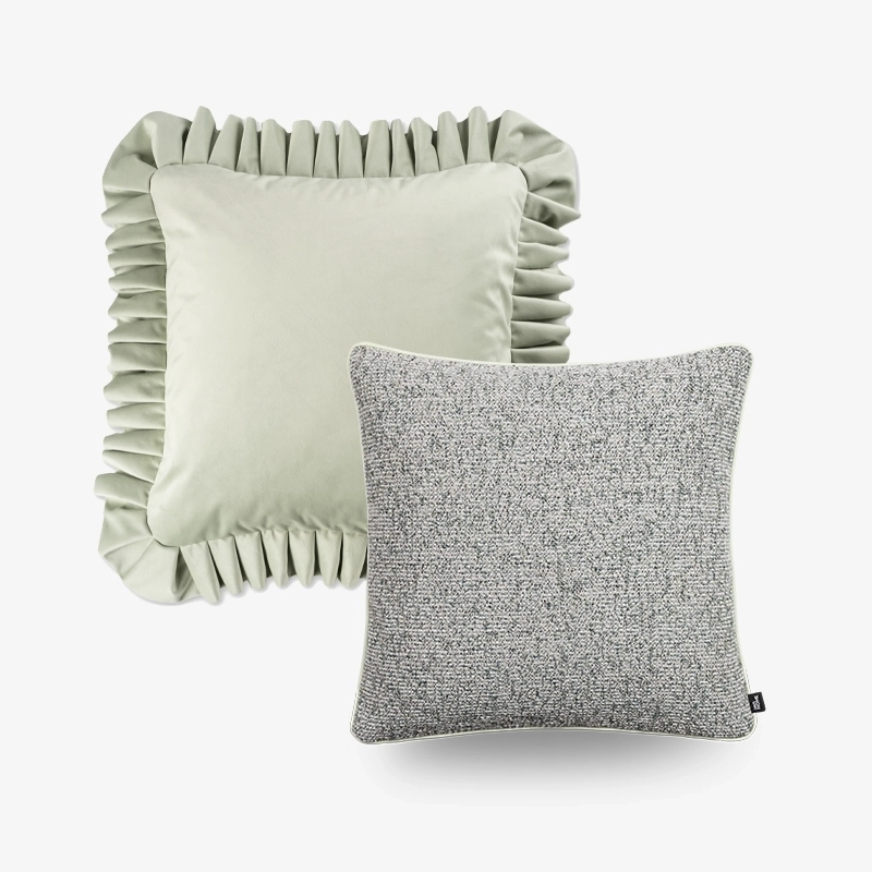 Zielony zestaw 2 poduszek VALENCIA + TOLEDO