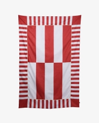 Narzuta czerwono-niebieska ETTORE 140x200 – nowoczesna narzuta na łóżko