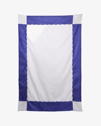 Narzuta granatowo-niebieska ETTORE 140x200 – nowoczesna narzuta na łóżko