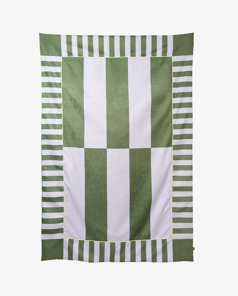 Narzuta zielono-niebieska ETTORE 140x200 – nowoczesna narzuta na łóżko