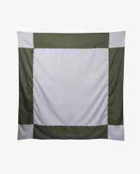 Narzuta zielono-niebieska ETTORE 200x200 – nowoczesna narzuta na łóżko