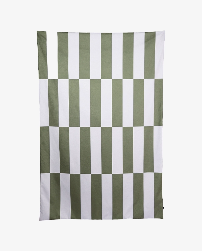 Narzuta zielono-niebieska ETTORE 140x200 – nowoczesna narzuta na łóżko