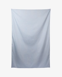 Narzuta niebiesko-żółta ETTORE 140x200 – nowoczesna narzuta na łóżko