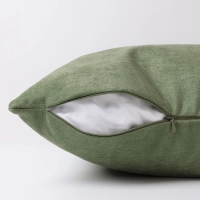 Poduszka dekoracyjna 60x60 zielona - kolekcja Ettore | DAVIS HOME