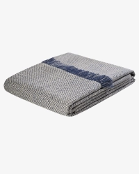 Narzuta na łóżko 200x200 granatowa PERU