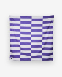 Narzuta granatowo-niebieska ETTORE 200x200 – nowoczesna narzuta na łóżko