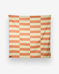 Narzuta pomarańczowo-żółta ETTORE 200x200 – nowoczesna narzuta na łóżko