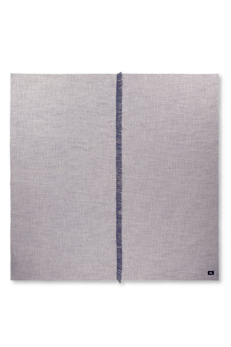 Narzuta na łóżko 200x200 granatowa PERU