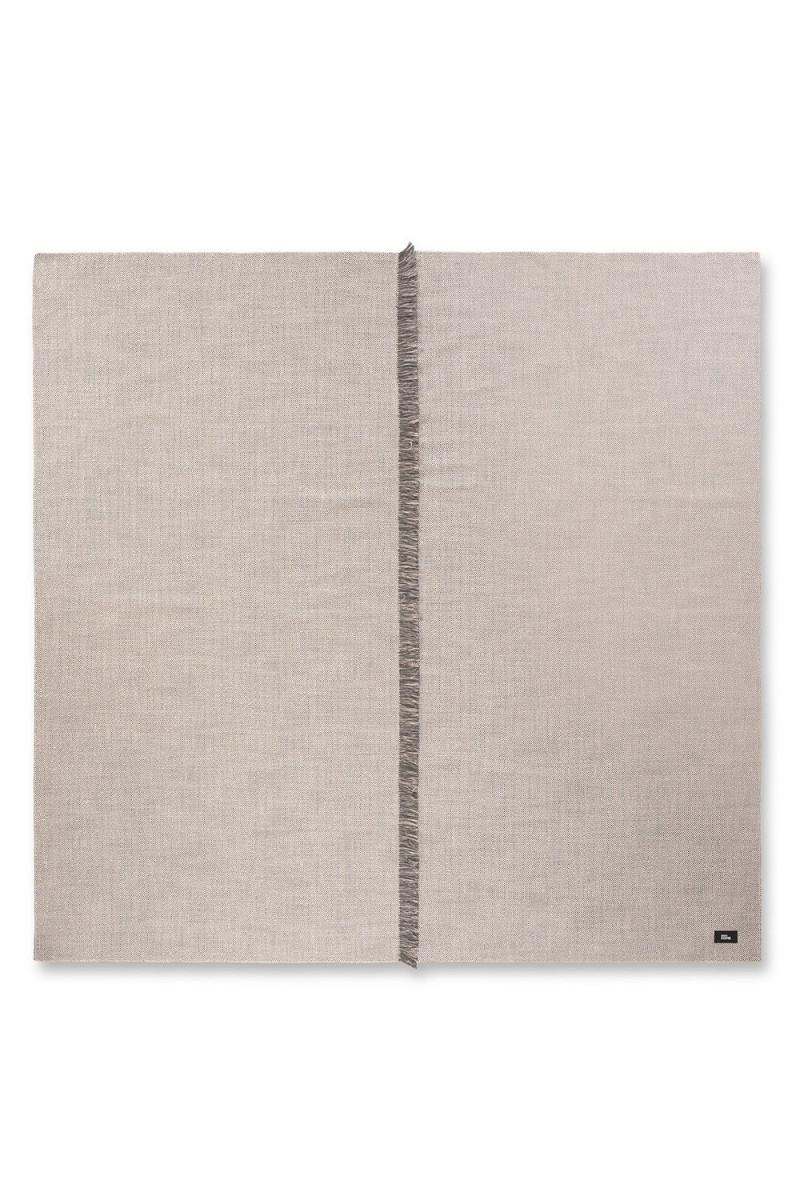 Narzuta na łóżko 200x200 szara PERU