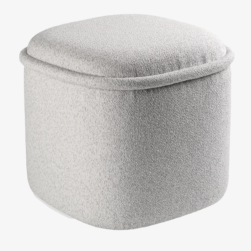 Pufa szara HALO – pufa do salonu i sypialni | Davis Home