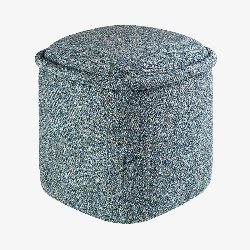 Pufa niebieska HALO – pufa do salonu i sypialni | Davis Home Pufa niebieska HALO – pufa do salonu i sypialni | Davis Home