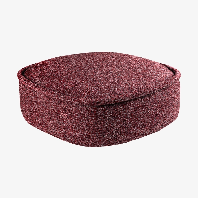 Pufa czerwona HALO – pufa do salonu i sypialni | Davis Home