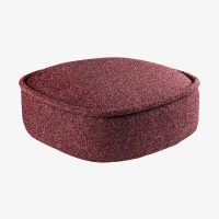 Pufa czerwona HALO – pufa do salonu i sypialni | Davis Home