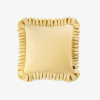 Poduszka dekoracyjna 45x45 żółta VALENCIA – Davis Home