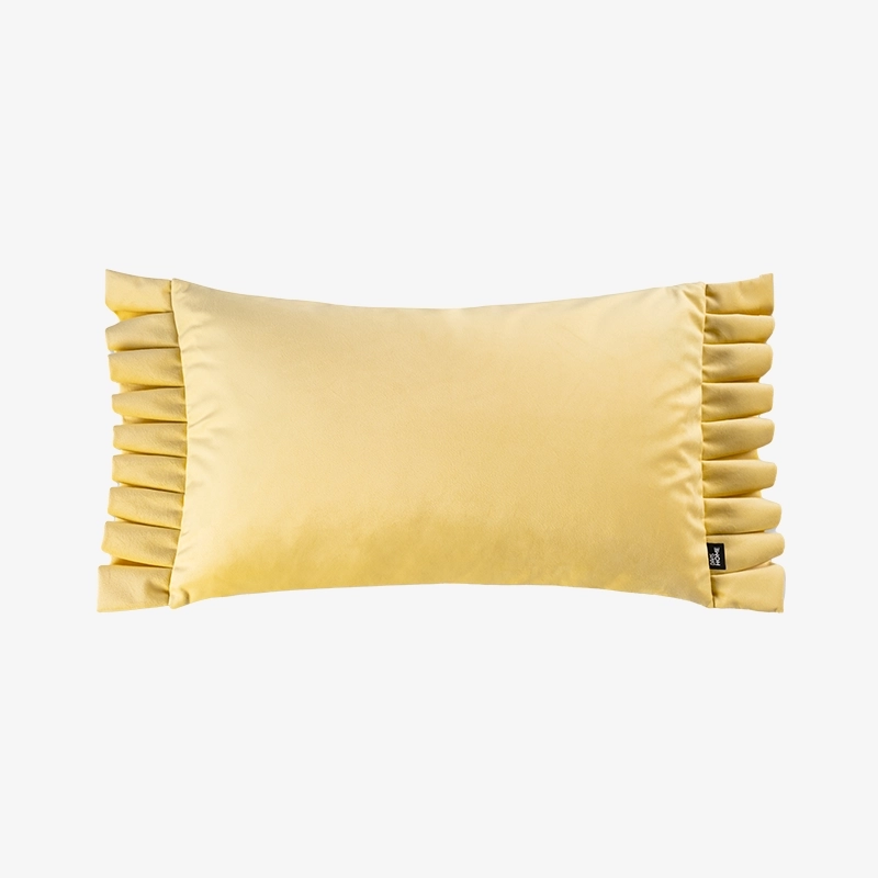 Poduszka dekoracyjna 45x45 żółta VALENCIA – Davis Home