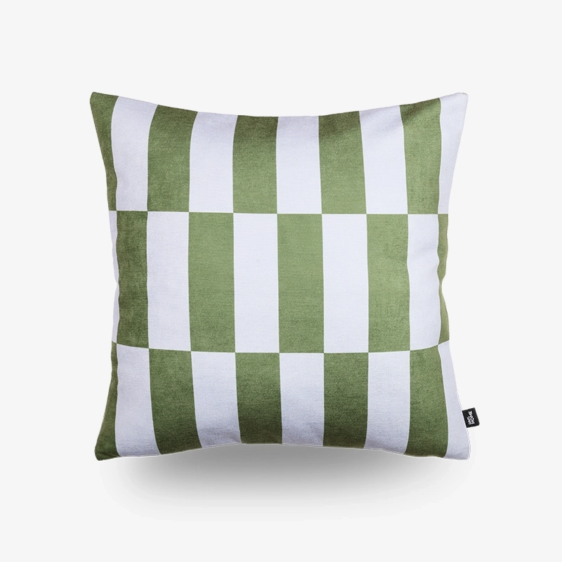 Poduszka dekoracyjna 45X45 zielono-niebieska - kolekcja Ettore | DAVIS HOME