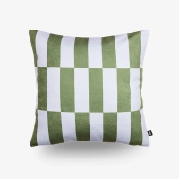 Poduszka dekoracyjna 45X45 zielono-niebieska - kolekcja Ettore | DAVIS HOME