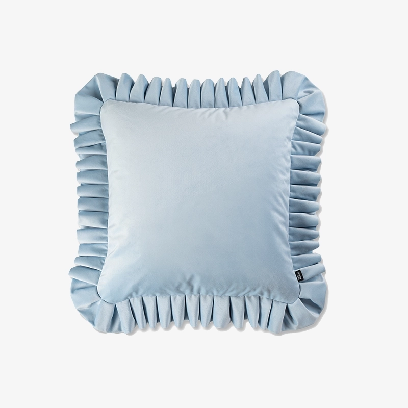 Poduszka dekoracyjna 45x45 niebieska VALENCIA – Davis Home