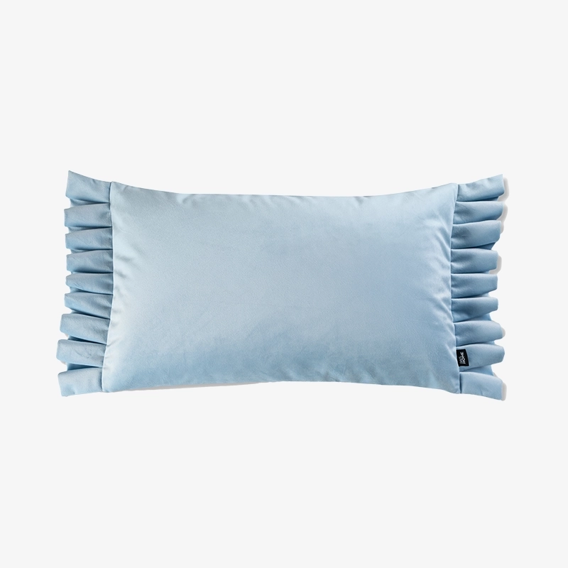 Poduszka dekoracyjna 45x45 niebieska VALENCIA – Davis Home