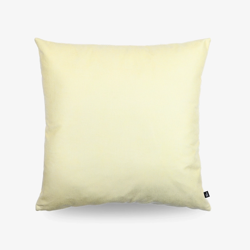 Poduszka dekoracyjna 60x60 żółta - kolekcja Ettore | DAVIS HOME