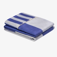 Narzuta granatowo-niebieska ETTORE 140x200 – nowoczesna narzuta na łóżko