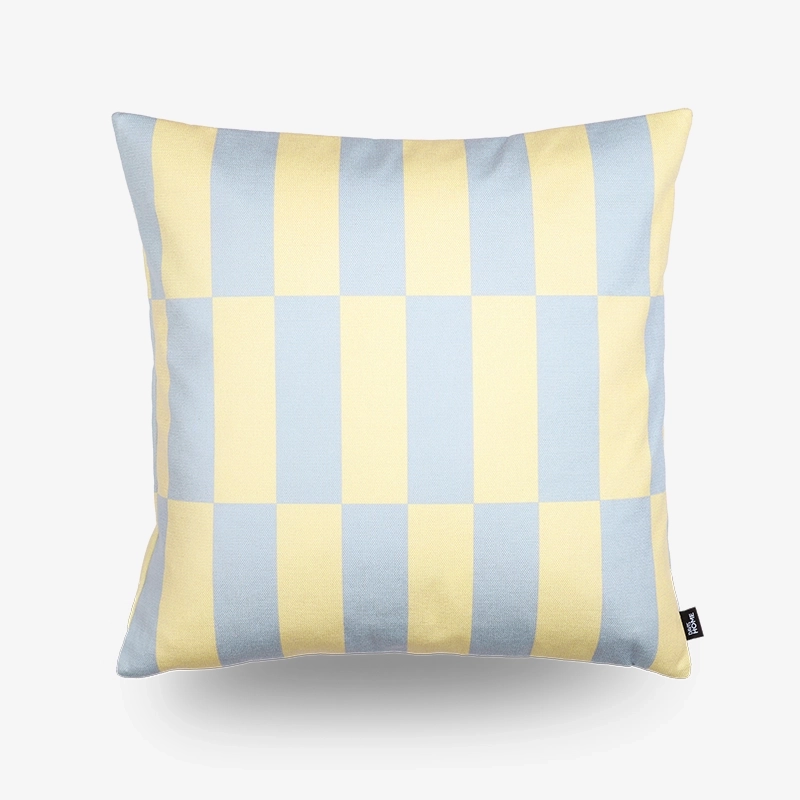 Poduszka dekoracyjna 45X45 niebiesko-żółta - kolekcja Ettore | DAVIS HOME