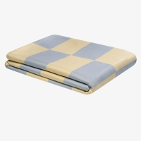 Narzuta niebiesko-żółta ETTORE 140x200 – nowoczesna narzuta na łóżko