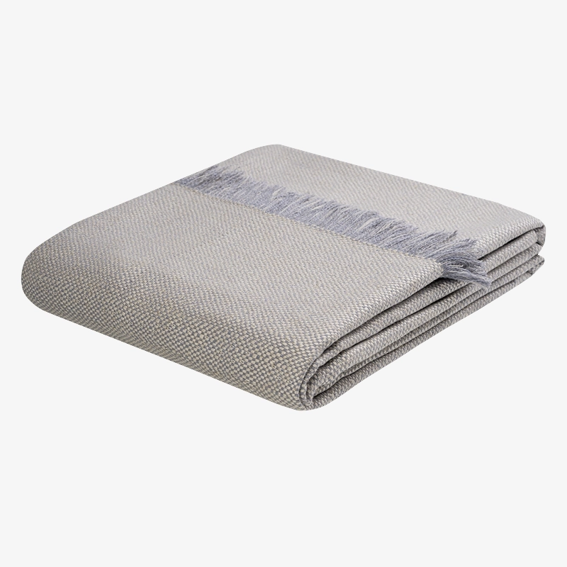 Narzuta na łóżko 200x200 niebieska PERU