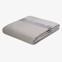 Narzuta na łóżko 200x200 niebieska PERU