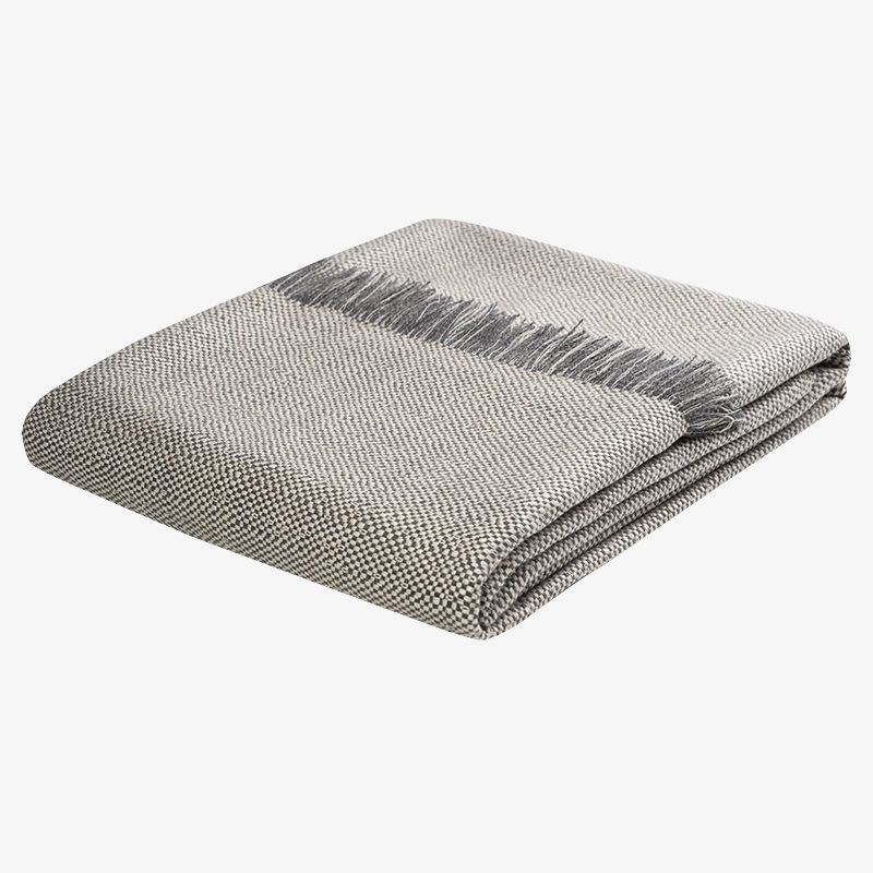 Narzuta na łóżko 200x200 szara PERU