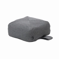 Poduszka do medytacji CALMA biało-czarna – harmonia, ergonomia, łuska gryczana